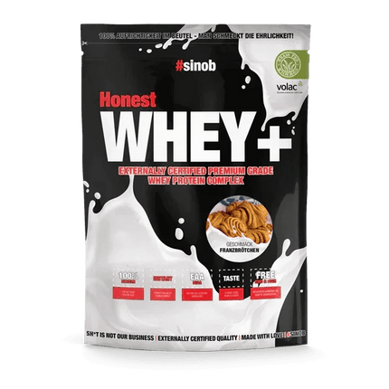 Sinob Honest Whey+ – Premium Whey Proteinpulver - Vanilla Ice Cream 820g Linkreich