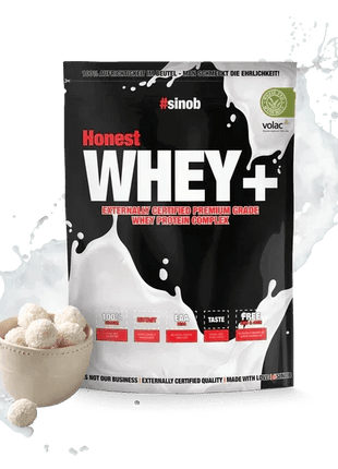 Sinob Honest Whey+ – Premium Whey Proteinpulver - Vanilla Ice Cream 820g Linkreich