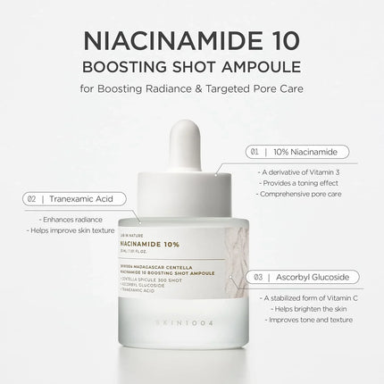 SKIN1004 Madagascar Centella Niacinamide 10 Boosting Shot Ampoule 30 ml