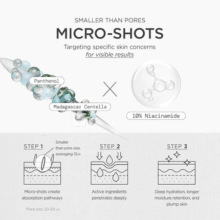 SKIN1004 Madagascar Centella Niacinamide 10 Boosting Shot Ampoule 30 ml