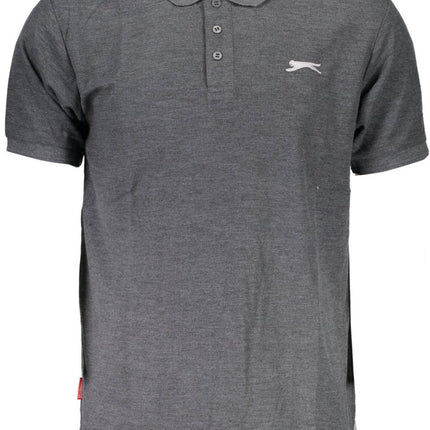 SEO. Slazenger Poloshirt Herren Blau – Kurzarm Polohemd für Frühjahr/Sommer - Grau Linkreich