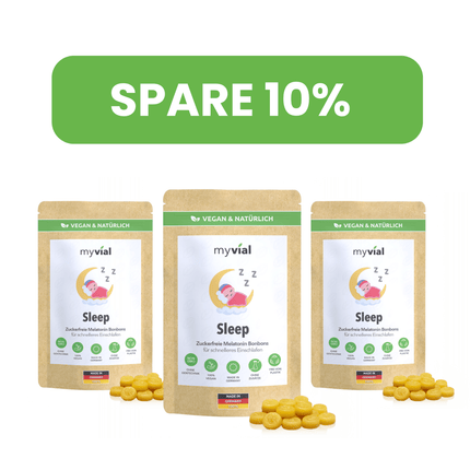 SEO. Sleep Melatonin Bonbons - 3er Pack - 10% Rabatt Linkreich