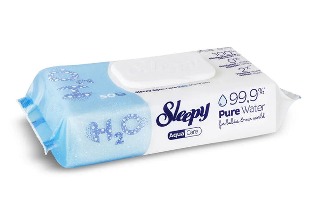 Sleepy Aqua Care Feuchttücher – 50 Stück | 99,9 % Wasser für empfindliche Haut & tägliche Hygiene (Hygienetücher) kaufen bei Linkreich – Jetzt entdecken!