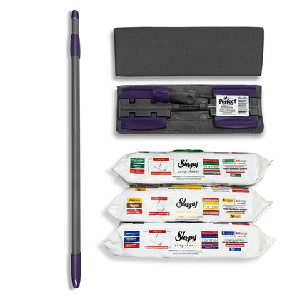 Sleepy Bodenwisch - Set – Teleskopstiel, Mopphalter & 3x 50 Boden Tücher (Bodenwischsystem / Mop - Set) kaufen bei Linkreich – Jetzt entdecken!