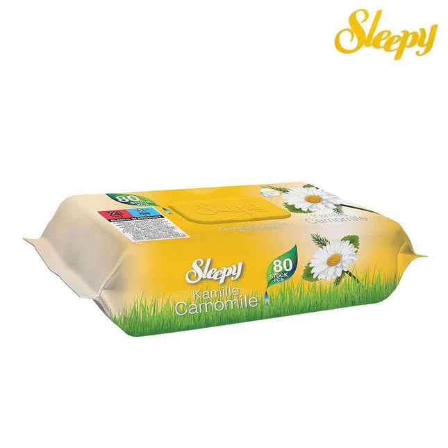 Sleepy Easy Clean Reinigungstücher Kamille, 100 Stück, Feuchttücher für Haushalt und Büro, sanfte Reinigung für Baby