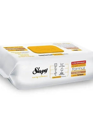 Sleepy Easy Clean Reinigungstücher 6x100 Stk – Feuchttücher für Haushalt & Büro - Gelb Linkreich