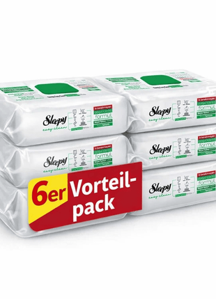 Sleepy Easy Clean Reinigungstücher 6x100 Stk – Feuchttücher für Haushalt & Büro - Grün Linkreich
