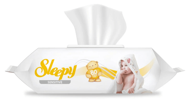 Jetzt Sleepy Sensitive Baby Feuchttücher – 80 Stück nur €1.39 kaufen – Top-Angebote bei Linkreich!