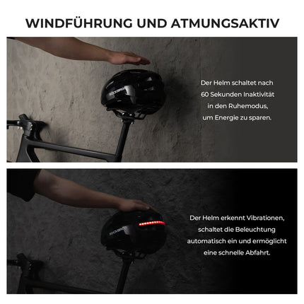 Smart Fahrradhelm mit Licht (Fahrradhelme) kaufen bei Linkreich – Jetzt entdecken!