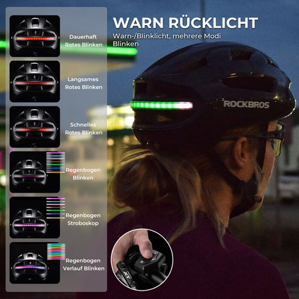 Smart Fahrradhelm mit Licht (Fahrradhelme) kaufen bei Linkreich – Jetzt entdecken!