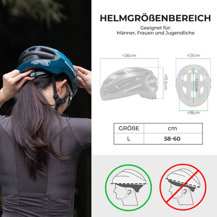 Smart Fahrradhelm mit Licht (Fahrradhelme) kaufen bei Linkreich – Jetzt entdecken!