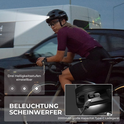 Smart Fahrradhelm mit Licht (Fahrradhelme) kaufen bei Linkreich – Jetzt entdecken!