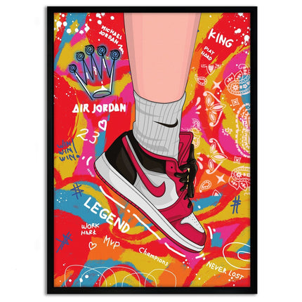 Sneakers Pop Art - Leinwandbild Pop Art (Canvas) kaufen bei Linkreich – Jetzt entdecken!