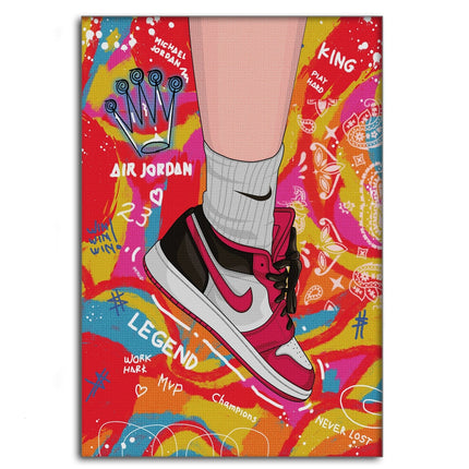 Sneakers Pop Art - Leinwandbild Pop Art (Canvas) kaufen bei Linkreich – Jetzt entdecken!