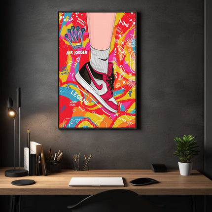Sneakers Pop Art - Leinwandbild Pop Art (Canvas) kaufen bei Linkreich – Jetzt entdecken!
