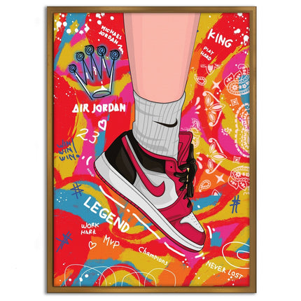Sneakers Pop Art - Leinwandbild Pop Art (Canvas) kaufen bei Linkreich – Jetzt entdecken!