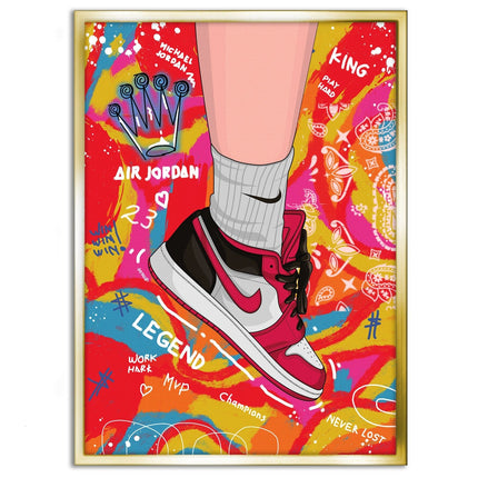 Sneakers Pop Art - Leinwandbild Pop Art (Canvas) kaufen bei Linkreich – Jetzt entdecken!