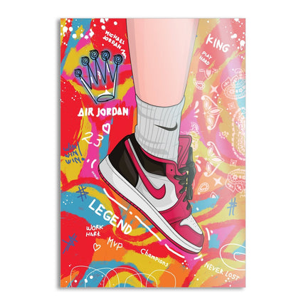 Sneakers Pop Art - Leinwandbild Pop Art (Canvas) kaufen bei Linkreich – Jetzt entdecken!