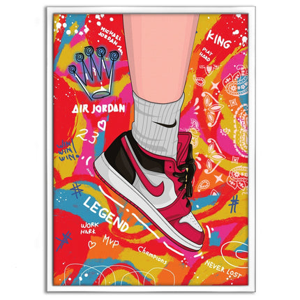 Sneakers Pop Art - Leinwandbild Pop Art (Canvas) kaufen bei Linkreich – Jetzt entdecken!