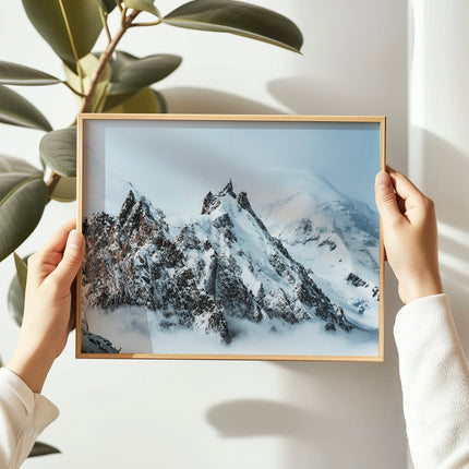 Aiguille du Midi Chamonix Wall Art Print – French Alps Photography