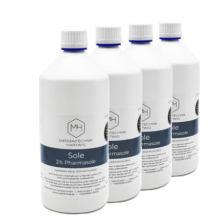 SEO. Sole 2% // 1 Liter - 4x 1 Liter Sole Vorteilspreis Linkreich