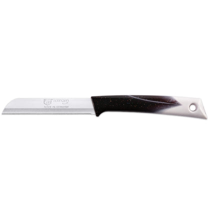 Solingen Obstmesser Elegant 2K 9cm Schwarz Weiss 6 Stück