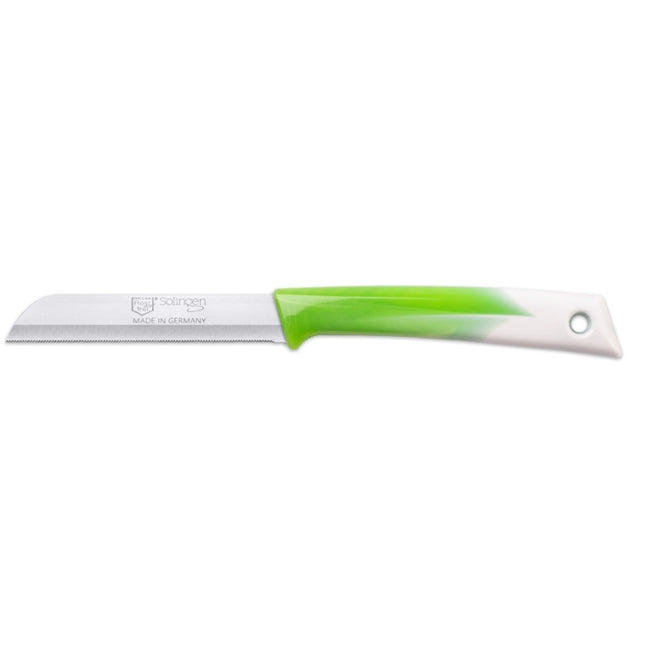 Solingen Obstmesser Elegant 2K 9cm Weiss Grün