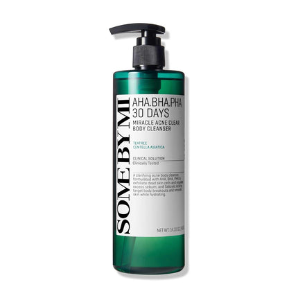 SOME BY MI AHA BHA PHA 30 Days Miracle Acne Clear Body Cleanser 400 ml