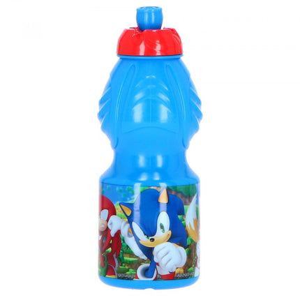 SEO. Sonic the Hedgehog Plastik Flasche 400 ml blau - Linkreich