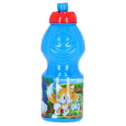 SEO. Sonic the Hedgehog Plastik Flasche 400 ml blau - Linkreich