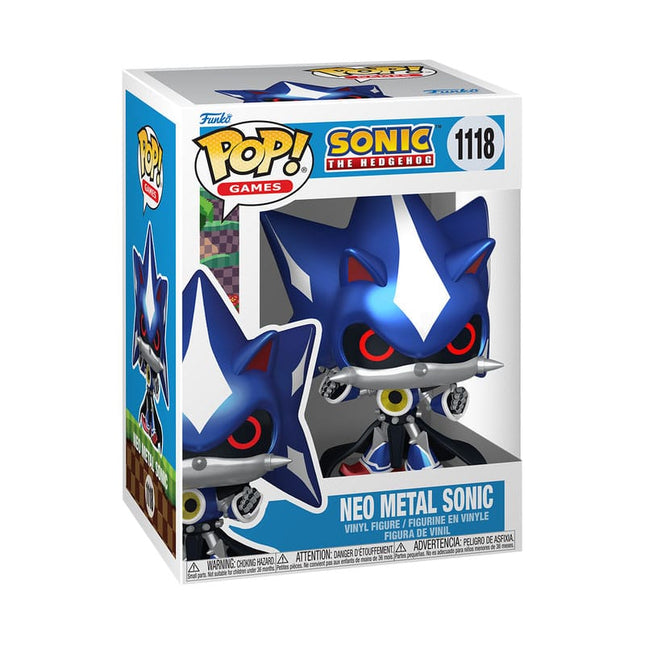 Sonic the Hedgehog POP! Games Vinyl Figur Neo Metal Sonic (MT) – 9 cm Sammelfigur (POP! Vinyl) kaufen bei Linkreich – Jetzt entdecken!