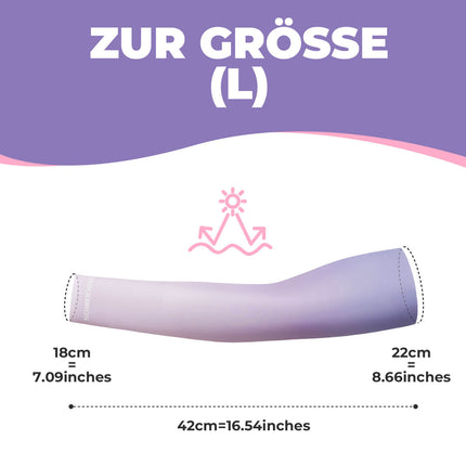 Sonnen Armlinge Arm Sleeve Kühles Gefühl Schnelltrocknend (Armlinge & Beinlinge) kaufen bei Linkreich – Jetzt entdecken!