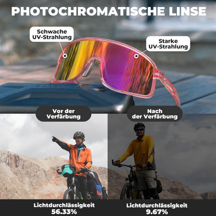 Sonnenbrille Selbsttönend UV400 - Schutz – SHOWDOW Serie (Fahrradbrille) kaufen bei Linkreich – Jetzt entdecken!
