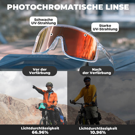 Sonnenbrille Selbsttönend UV400 - Schutz – SHOWDOW Serie (Fahrradbrille) kaufen bei Linkreich – Jetzt entdecken!