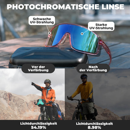 Sonnenbrille Selbsttönend UV400 - Schutz – SHOWDOW Serie (Fahrradbrille) kaufen bei Linkreich – Jetzt entdecken!