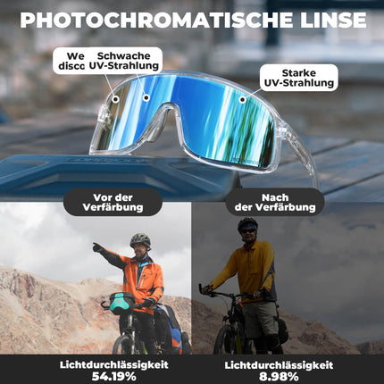 Sonnenbrille Selbsttönend UV400 - Schutz – SHOWDOW Serie (Fahrradbrille) kaufen bei Linkreich – Jetzt entdecken!