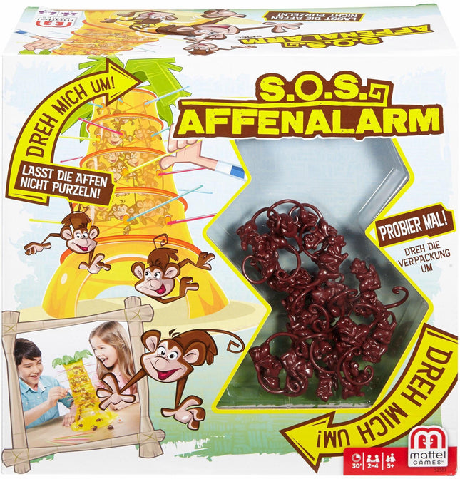 SEO. S.O.S Affenalarm Mattel Games Original - Brettspiel Familienspiel - Linkreich