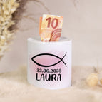 Spardose Rosa