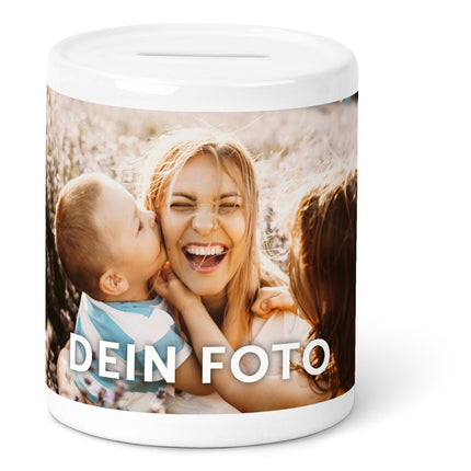 SEO. Spardose aus Keramik - mit eigenem Foto - Linkreich