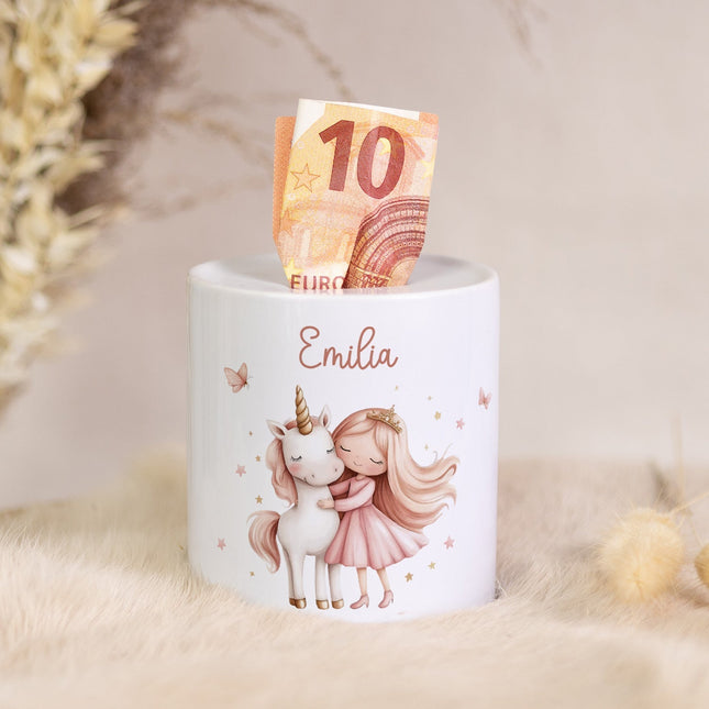 SEO. Spardose aus Keramik - Prinzessin - Linkreich