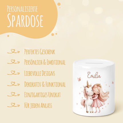 SEO. Spardose aus Keramik - Prinzessin - Linkreich
