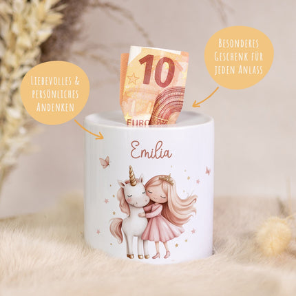 SEO. Spardose aus Keramik - Prinzessin - Linkreich