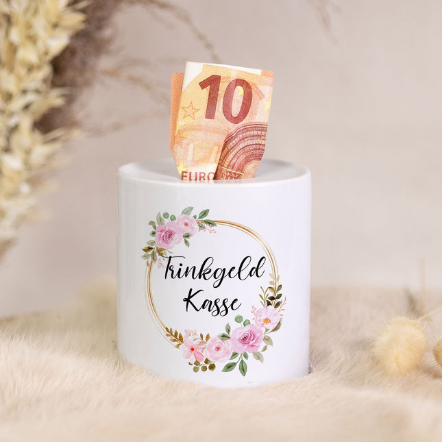 SEO. Spardose aus Keramik - Trinkgeld Kasse - Linkreich