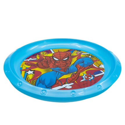 SEO. Spiderman Plastik - Teller Kunststoffset für Kinder - Mikrowelle geeignet - Linkreich