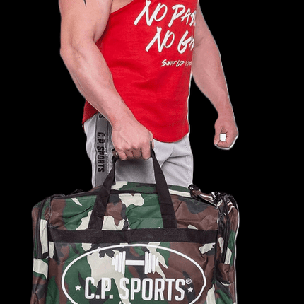 SEO. Sporttasche Camouflage Grün - C.P. Sports - S5 - Linkreich