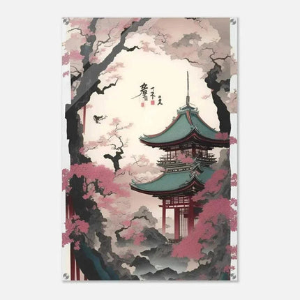 Spring in Japan - Leinwandbild Japanisch (Canvas) kaufen bei Linkreich – Jetzt entdecken!