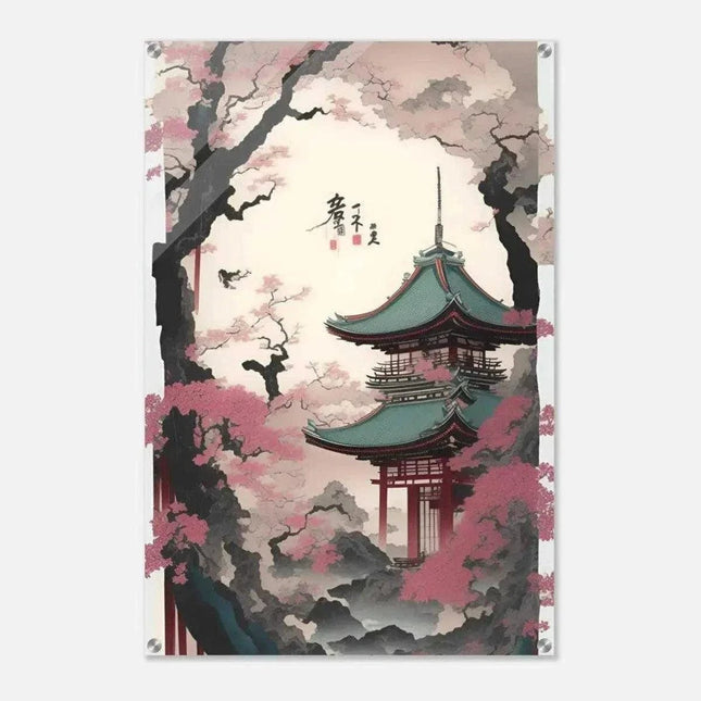 Spring in Japan - Leinwandbild Japanisch (Canvas) kaufen bei Linkreich – Jetzt entdecken!
