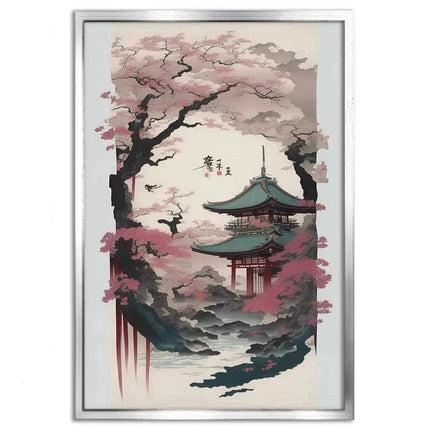 Spring in Japan - Leinwandbild Japanisch (Canvas) kaufen bei Linkreich – Jetzt entdecken!