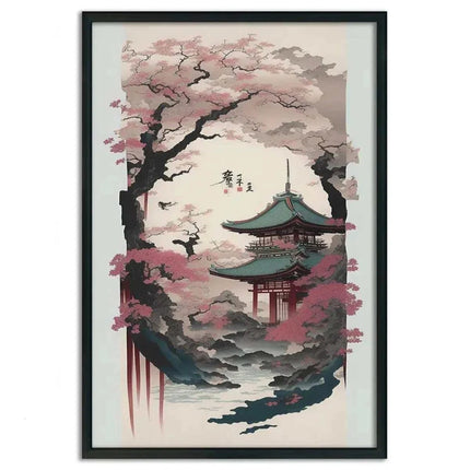 Spring in Japan - Leinwandbild Japanisch (Canvas) kaufen bei Linkreich – Jetzt entdecken!