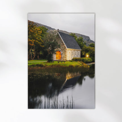 Gougane Barra Church Cork Wall Art Print – Irish Photography